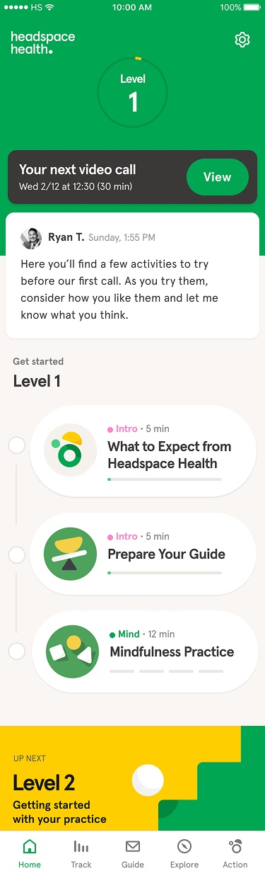 Headspace Health home